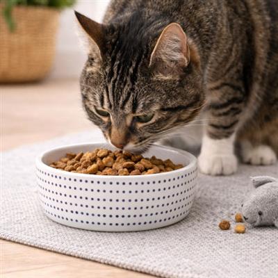 Pearhead Cat Bowl: Dots