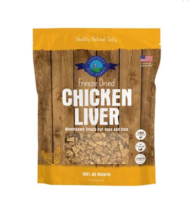 Shepherd Boy Farms – Freeze-dried Treat – Chicken Liver – 8oz