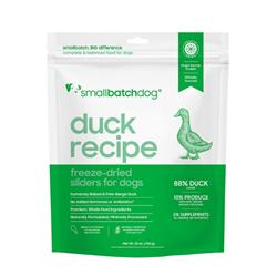 Smallbatch Dog Freeze Dried Slider Duck 25 oz (4 Per Case)