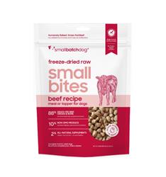 Small Batch – Beef Small Bites – 20oz Freeze-Dried Dog Food