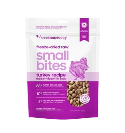 SmallBatch, Turkey Small Bites, Freeze Dried 20oz