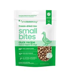 Smallbatch Freeze Dried Small Bites for Dogs 7oz Duck Recipe