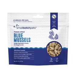 Smallbatch Pets Freeze-Dried Blue Mussels Dog & Cat Treat, 2oz