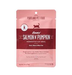 Portland Pet Food Boots' Salmon N' Pumpkin Homestyle Meal Cat Food Topper 2.8oz