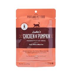 Portland Pet Food Luke's Chicken N' Pumpkin Homestyle Meal Cat Food Topper 2.8oz
