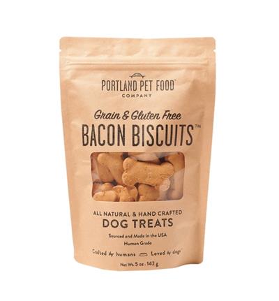 Portland Pet Food Company Bacon Biscuits Dog Treats 5oz