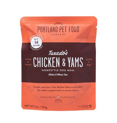 Portland Pet Food Tuxedo's Chicken & Yams Homestyle Meal Dog Food Topper 9oz