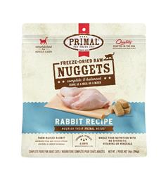 Primal Pet Foods Freeze Dried Food For Cats 14oz. Rabbit