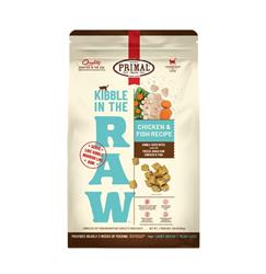 Primal Kibble In The Raw Chicken & Fish Recipe Kibble-Sized Bites Freeze-Dried Raw Cat Food