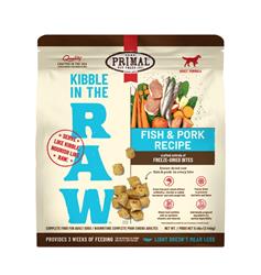 Primal Kibble in the Raw Fish & Pork Recipe Freeze-Dried Dog Food, 5.4-lb