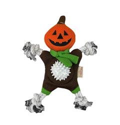 Territory Dog Toy 2 in 1 Pumpkin Head 10.2"