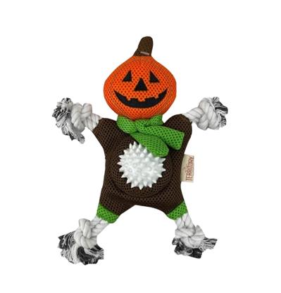 Territory Dog Toy 2 in 1 Pumpkin Head 10.2"
