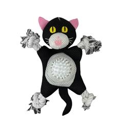 Territory Dog Toy 2 in 1 Black Cat 9.5"