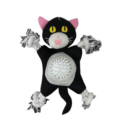 Territory Dog Toy 2 in 1 Black Cat 9.5"