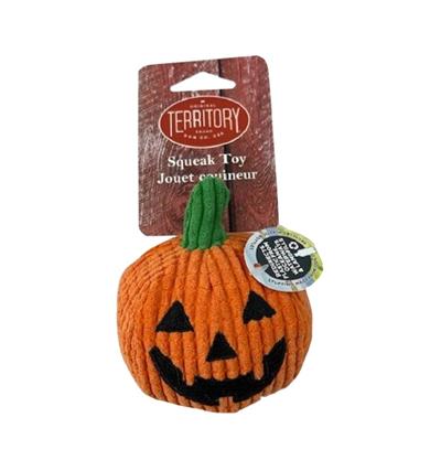 Territory 2-in-1 Pumpkin Ball Halloween Dog Toy