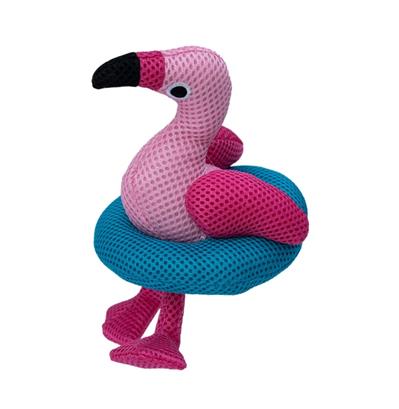 Territory Floating Flamingo Dog Toy, 8-in