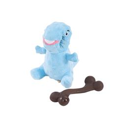 Territory Blue Dino 2-in-1 Chew Bone Dog Toy