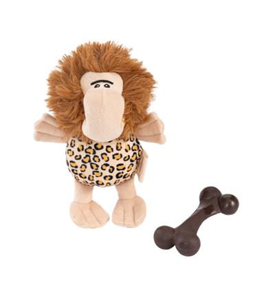 Territory Dog Chew Bone Plush Caveman 9 Inch