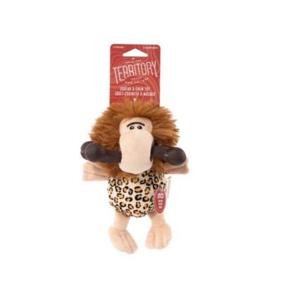 Territory Dog Chew Bone Plush Caveman 9 Inch