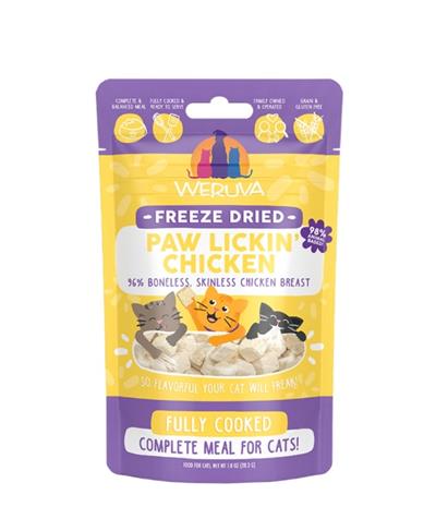 Weruva Paw Lickin' Chicken Freeze Dried Grain Free Cat Food 1 oz