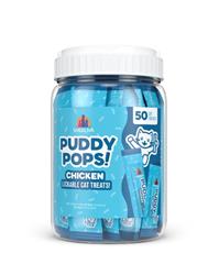 Weruva Cat Puddy Pops Chicken Lickable Cat Treats 0.5oz - 50 Count