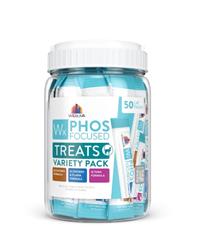 Weruva Wx Phos Focused, Lickable Cat Treat Variety Pack, 0.5oz Tube, Pack of 50