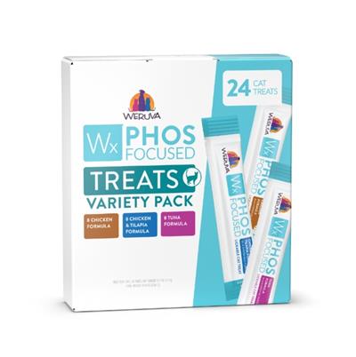 Weruva Wx Phos Focused Treats Variety 0.5OZ VARIETY PACK - 24 COUNT