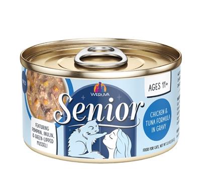 Weruva Senior Chicken & Tuna Formula in Gravy Cat Food 3 oz