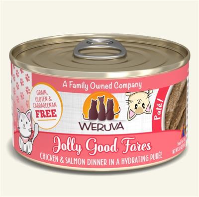 Weruva Cat Pate Jolly Good Fares 3oz. (Case of 8)