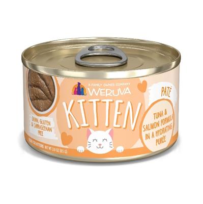 Weruva Cat Kitten Puree Tuna Salmon 3oz. (Case of 12)