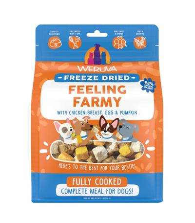 Weruva Fully Cooked Freeze Dried Feeling Farmy Dog Food 5.5oz