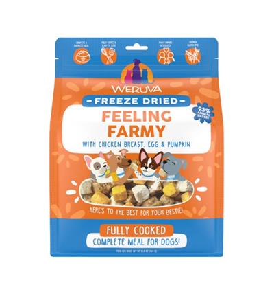 Weruva Fully Cooked Freeze Dried Feeling Farmy Dog Food 13oz
