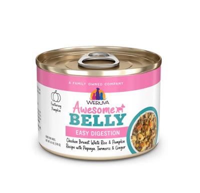 Weruva Dog Can Awesome Belly Chicken Veggie 6 oz