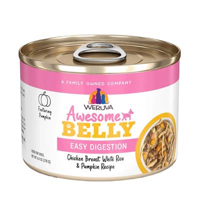 Weruva Dog Can Awesome Belly Chicken Rice 6 oz