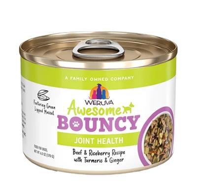 Weruva Dog Can Awesome Bouncy Beef Rice 6 oz