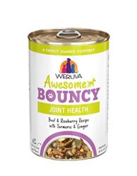 Weruva Awesome Bouncy Beef & Riceberry Recipe with Turmeric & Ginger Wet Dog Food 14 oz.