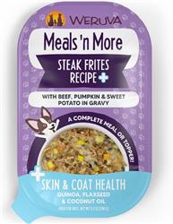 Weruva Dog Meals N More Steak Frites Cup 3oz. (Case of 12)
