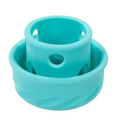 Totally Pooched Puzzle'N Play Mushroom 1.4 Cup Teal Large