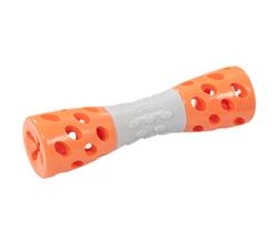 Totally Pooched Dog Toss N Stuff Hourglass 7in orange