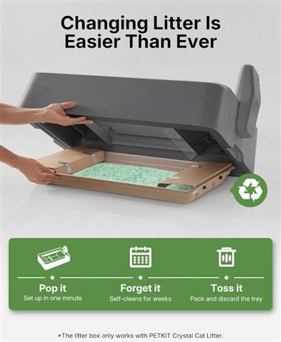 Crystal Litter Set (Fresh Green) - 4 Packs