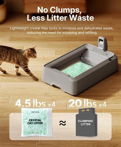Crystal Litter Set (Fresh Green) - 4 Packs
