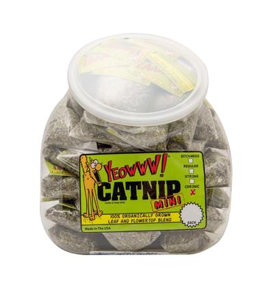 Yeowww! Catnip Mini Counter Display Jug 1ea/50 ct