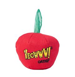 Yeowww! Apple Catnip Cat Toy Red, Green 1ea