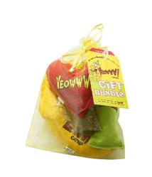 Yeowww Holiday Gift Bundle Interactive Catnip Filled Durable Cat Toy