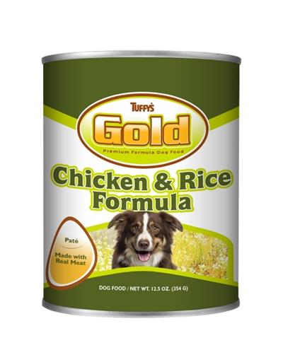 Tuffy's Dog Gold Chicken & Rice 12.5oz. (Case of 12)