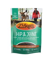 Zuke's Dog Hip & Joint Peanut Butter & Oats Recipe Treats 1Lb