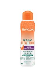 TropiClean Natural Flea + Tick Gentle Cat Shampoo, 12oz