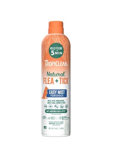 TropiClean Flea + Tick Dog + Home Easy Mist Spray, 14oz