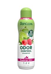 TropiClean EnduraScent Raspberry Lime Deodorizing Shampoo for Dogs & Cats 20oz
