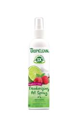 TropiClean Dog Endurascent Deodorizing Spray Raspberry Lime 8oz